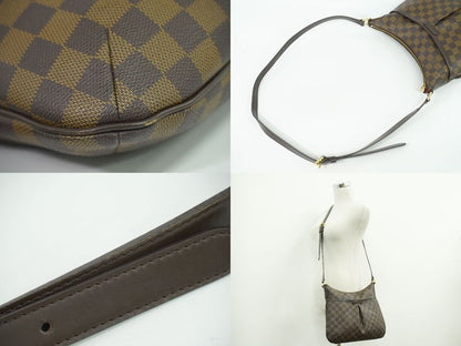 Authentic Louis Vuitton LV Bloomsbury PM Damier Ebène Shoulder Bag Pochette