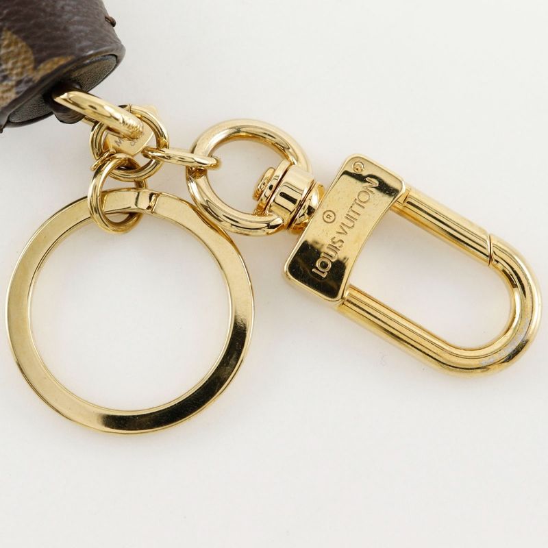 Louis Vuitton Tassel Bagcharm Mp1768 Monogram Canvas Brown Cx1116 Unisex Key