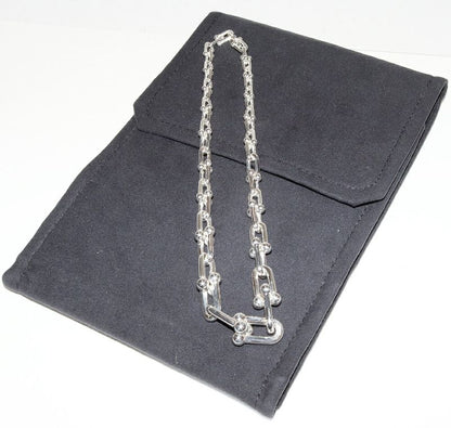 Tiffany & Co Chain Necklace SV Hardware Graduated Link Necklace