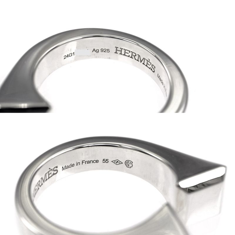 Hermes Ring Cru-deforge GM Size 55ag925 Silva - Accessories - Ring