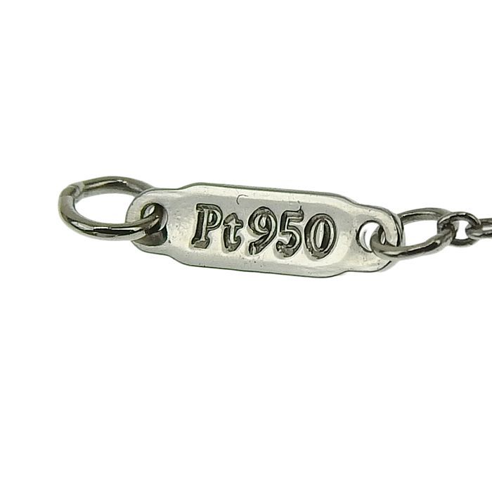 Tiffany & Co Jean Schlumberger Sapphire Necklace Pt950 Platinum Sapphire 40.5cm