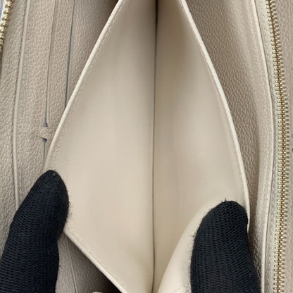 Louis Vuitton Monogram Empreinte Zippy Wallet Zipper Long Wallet M60546 White