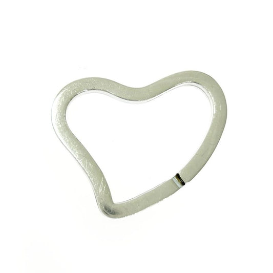 Tiffany & Co Tiffany & Co Silver Open Heart Key Ring 8.6g 925 Engraved 412106