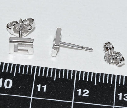 Gucci Earrings 18K White Gold G Logo Studded Earrings