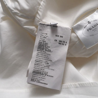 Prada Dress Size 38S Stitched Gathered Cap Sleeves Made In Italy 20250602 Ra4986