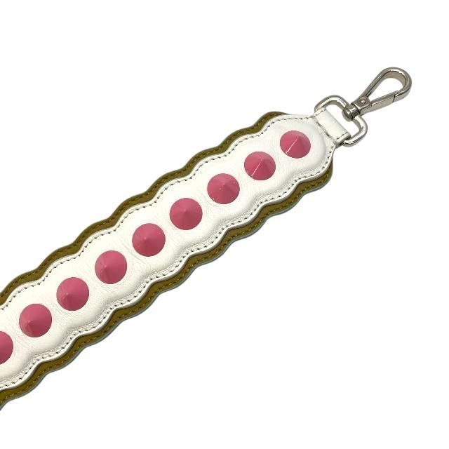 Fendi Strap You Long Shoulder Strap Bag Accessories Studded Leather Multicolor
