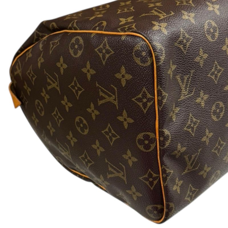 Louis Vuitton Speedy 40 Monogram Handbag Monogram Canvas M41522 Brown Women