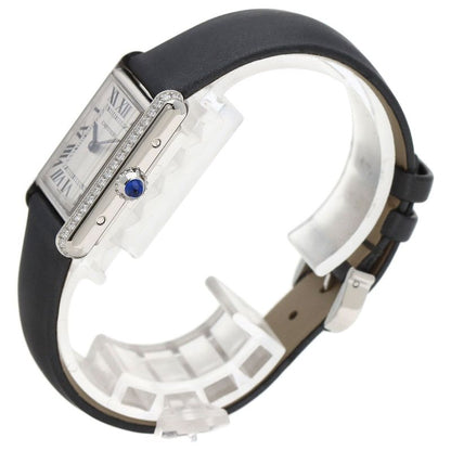 Cartier W4ta0016 Tank Mast De Cartier SM Wristwatch SS Leather Ladies