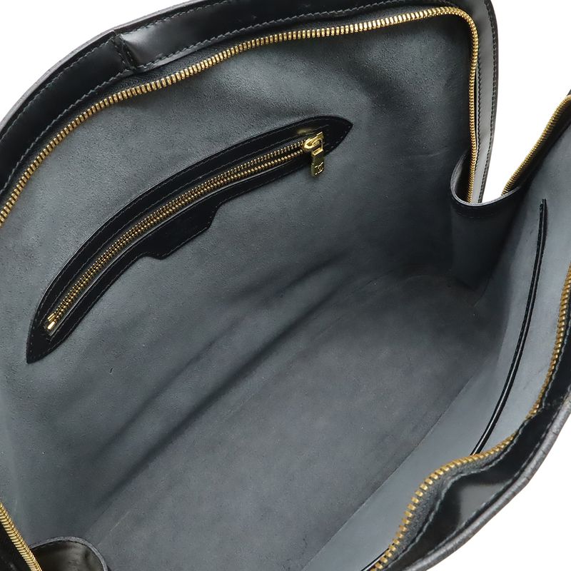 Louis Vuitton Epi Lu Sac Shoulder Bag Tote Bag Shoulder Tote Leather Noir Black