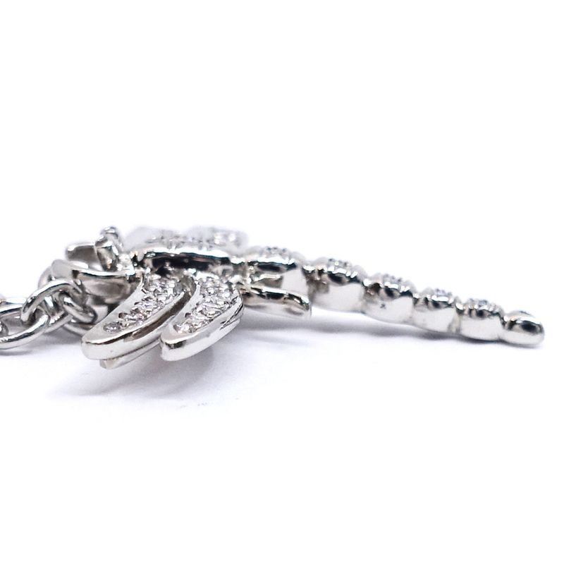 Tiffany & Co Pt950 Dragonfly Diamond Necklace Platinum Jewelry - Women's