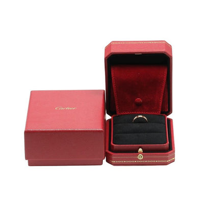 Cartier Love Small 18K Pink Gold And Pavé Diamonds Size 7 Ladies' 3.71g Ring