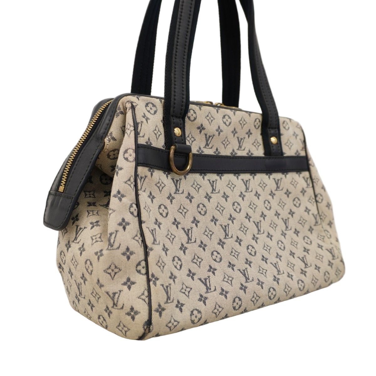 Louis Vuitton Handbag Monogram Mini Josephine PM Blue — view 2