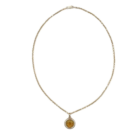 Hermes Series Metal Gold Silver Necklace