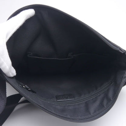 Gucci Shoulder Bag 374414 GG Canvas And Leather Black