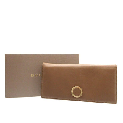 Bulgari Corole Long Wallet Leather Brown 0391 Bvlgari