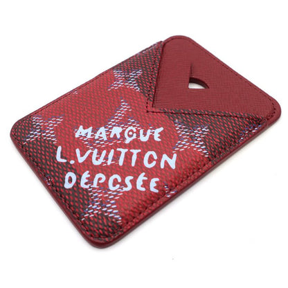 Louis Vuitton Porto Cult Magnet M26649 Monogram Red Stripes Canvas
