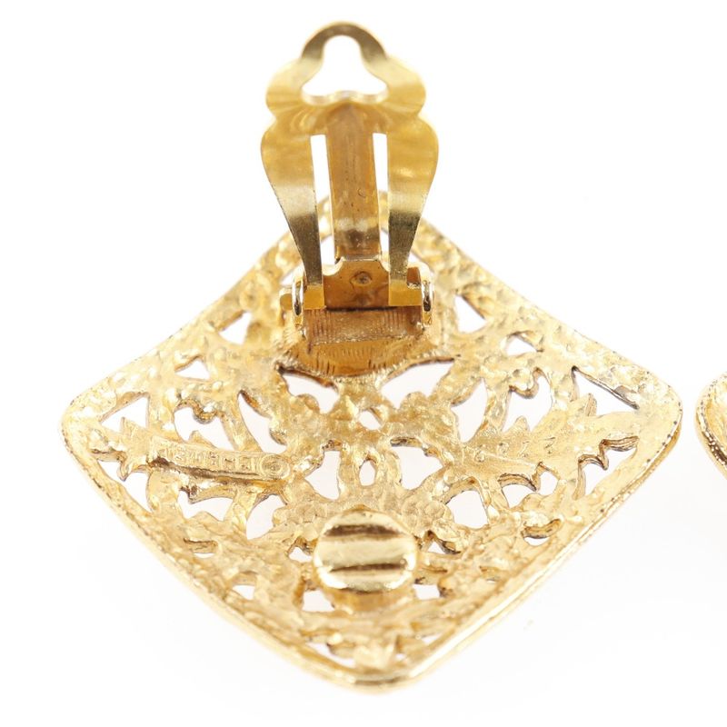 Chanel Coco Mark Gold Plated Ladies 14.3g Earrings