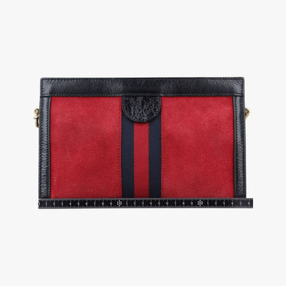 Gucci Ophidia Red And Black Suede 503877 I023532988