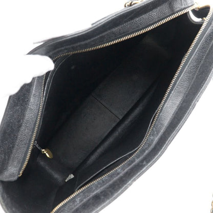 Chanel Chain Tote Matelasse Shoulder Caviar Skin Black Ladies Tote Bag