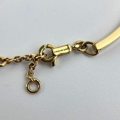 Celine Logo Triomphe Accessory Bracelet Bangle Gold Vintage Women's