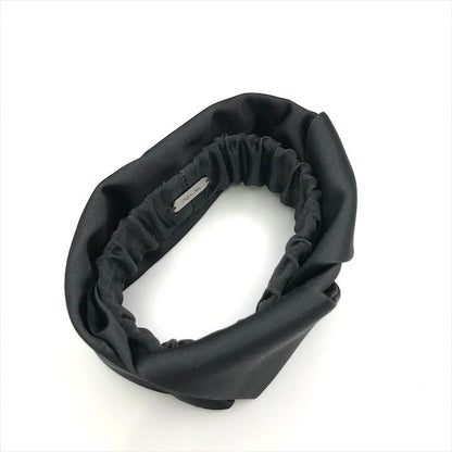 Prada Satin Scrunchie Hair Tie Black