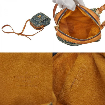 Louis Vuitton Monogram Denim Camera Bag Crossbody Shoulder Bag M95348 Blue