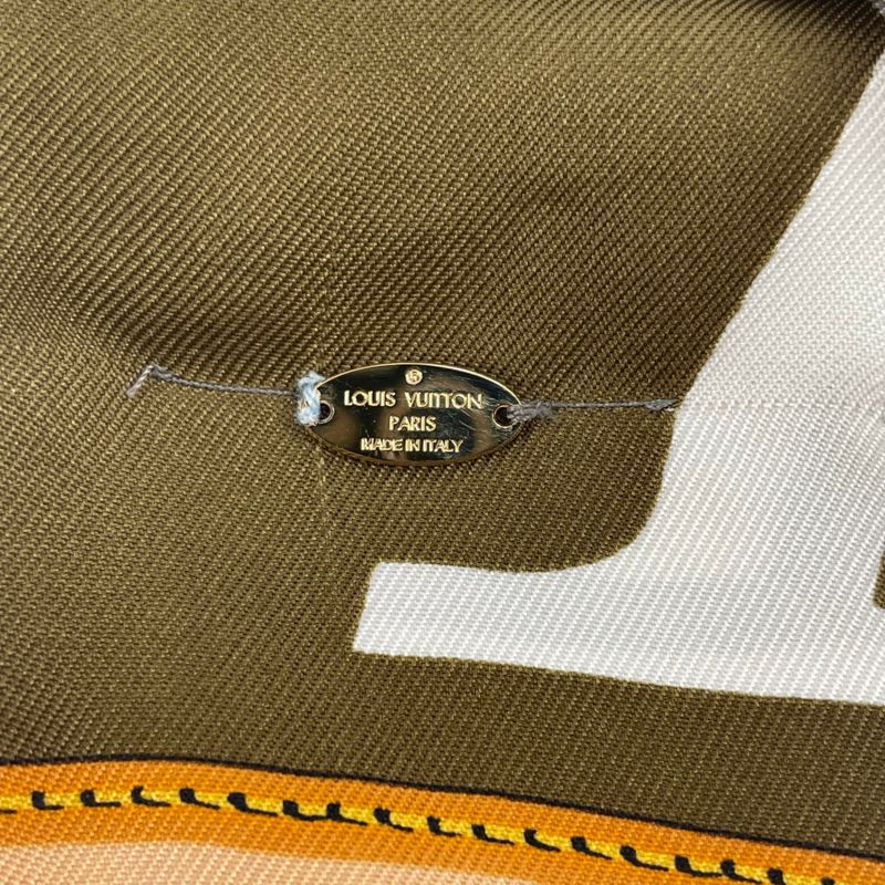 Louis Vuitton Monogram Be Mindful Chain Bandeau Chouche Scarf Silk Twillie