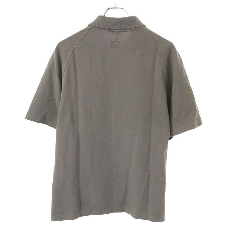 Loewe Anagram Short Sleeve Polo Shirt H526y23x43 Charcoal S