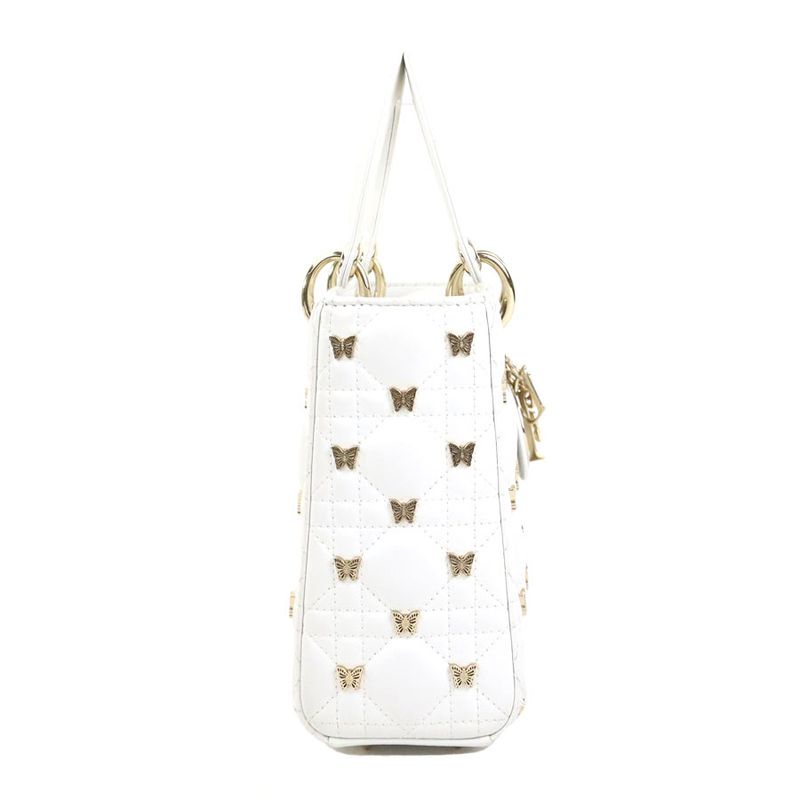 Christian DIOR Shoulder Bag Handbag Lady Dior