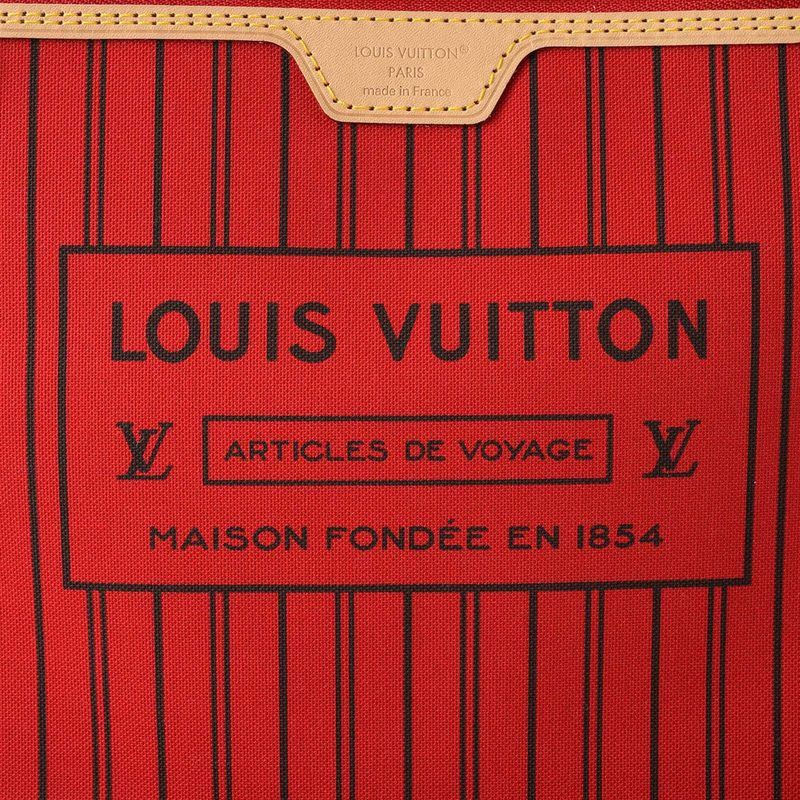 Louis Vuitton Tote Bag Neverfull - Inside Out MM Brown/rouge Sari