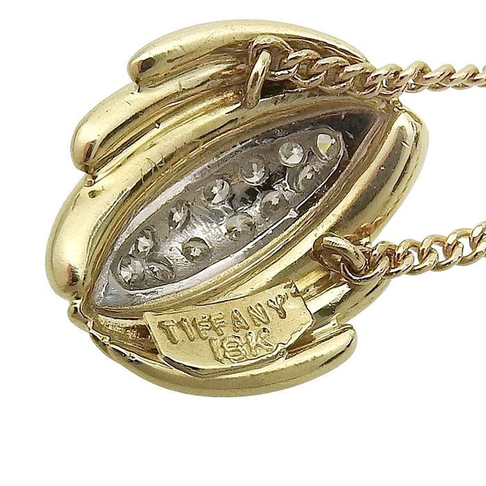 Tiffany & Co Tiffany & Co Design Diamond Necklace 18K Yellow Gold 750 Yellow