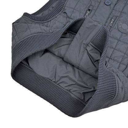 Hermes Quilted Nosleeve Bomba Jacket Black Size 36 Ladies' Women's