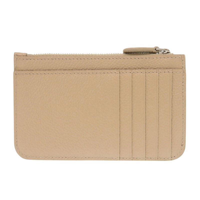 Balenciaga 637130 Leather Beige Card Case 1017 Balenciaga