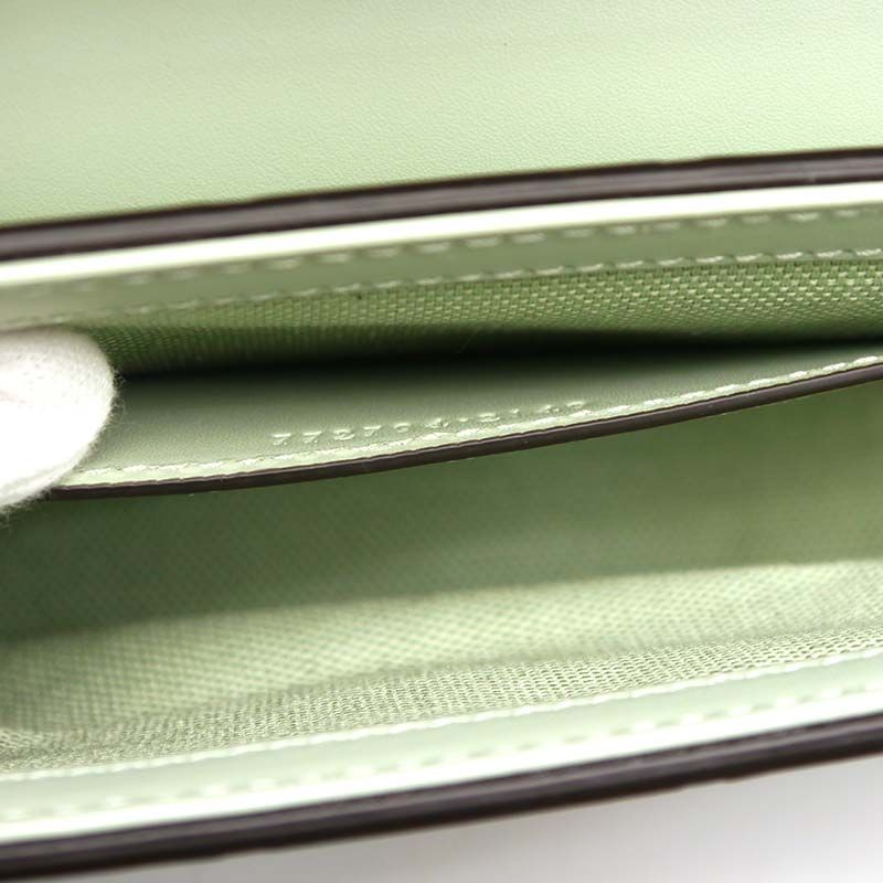 Gucci GG Super Mini Shoulder Bag 772794 Green Crossbody