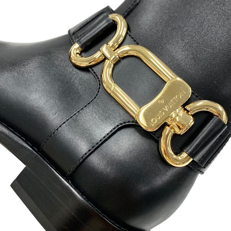Unused Louis Vuitton Waist Side Line Boots Short Boots Ankle Boots Chain