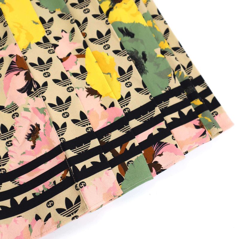 Gucci×adidas GG Trefoil Poppy Skirt 703001 Zalfy Mix 36