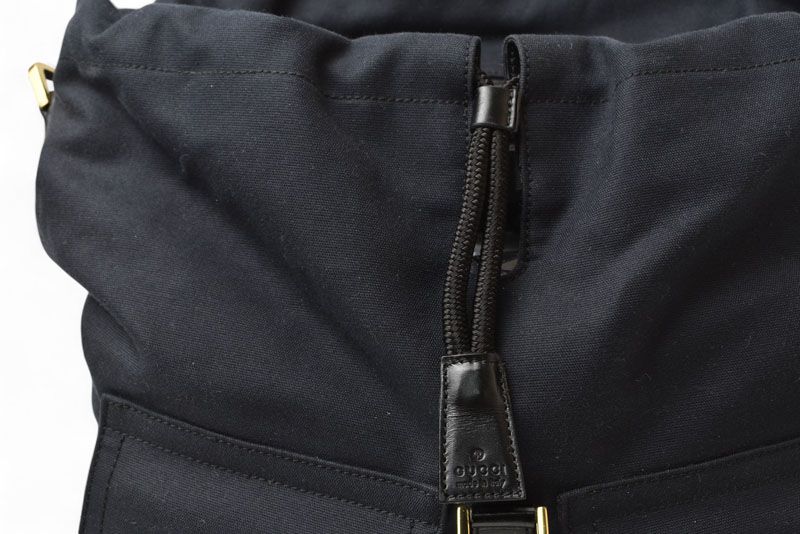 Gucci Shoulder Bag Vintage Gucci 2WAY One Shoulder Body Bag Black 92473