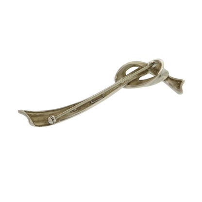 Tiffany & Co Ribbon Silver 925 Brooch Accessories 0672 Tiffany & Co