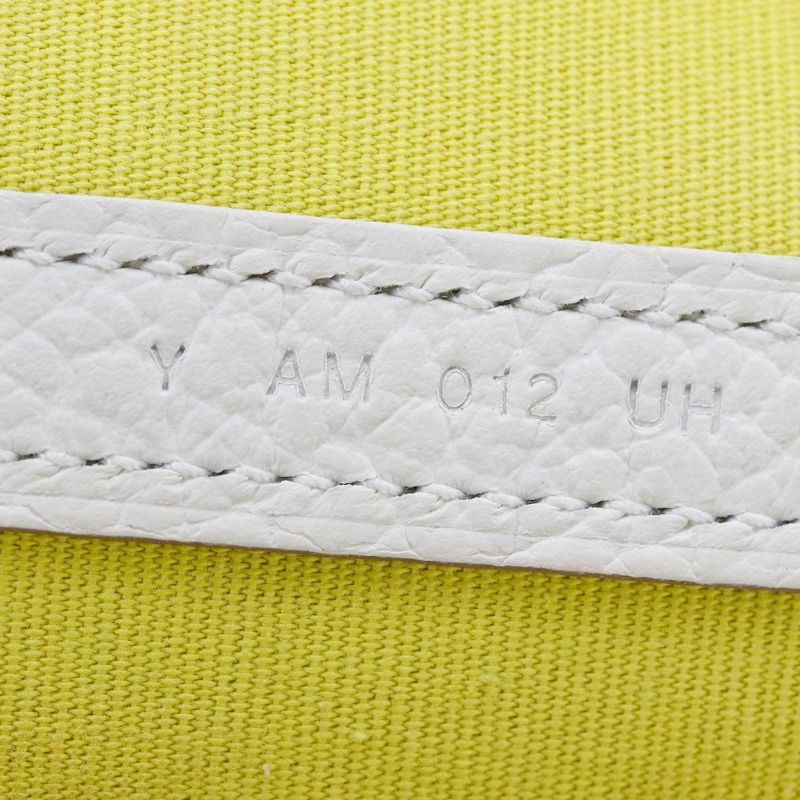 Hermes Garden Party TPM Toile Officier X Country Lime/cles Y Ladies Handbag