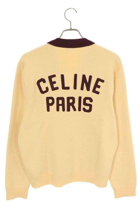 Celine 25SS Rv08i192w College Logo Cardigan Men's L