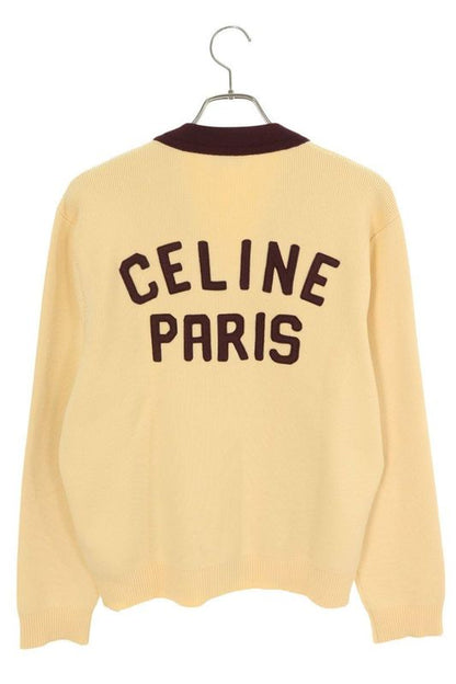 Celine 25SS Rv08i192w College Logo Cardigan Men's L