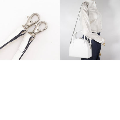 Fendi 2WAY Shoulder Vintage Calf White Women's Handbag