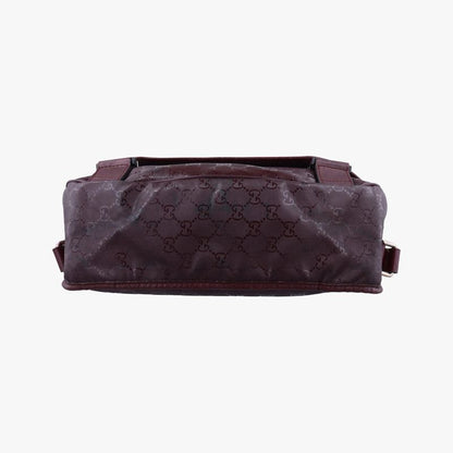 Guccigg Plus Messenger Wine Red PVC Coated Canvas 201732 I7033049