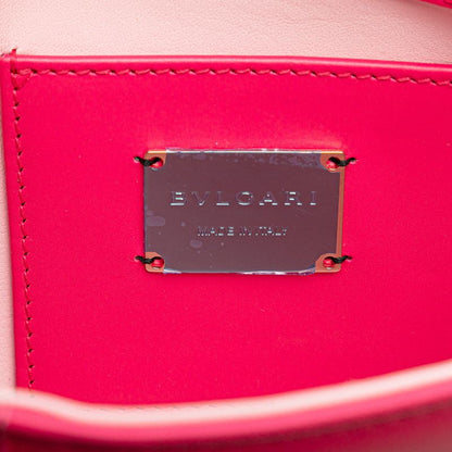 Bulgari Serpenti Forever Chain Shoulder Bag Pink Leather Women Bvlgari