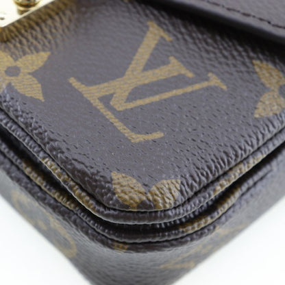 Louis Vuitton Micros Metis M81267 Monogram Canvas Brown Ladies Shoulder Bag