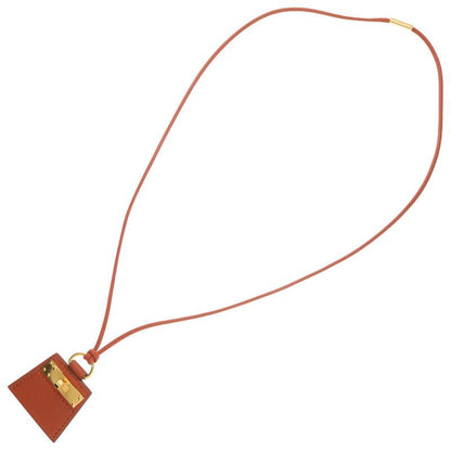 Hermes Monpty Kelly PM Gold Hardware Charm Necklace Women