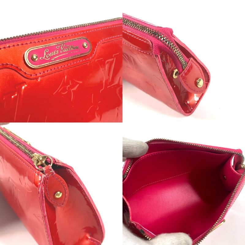 Louis Vuitton Trousse Cosmetic Pouch M93647 Monogram Vernis Rose Pop Pink