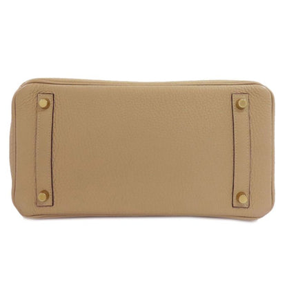 Hermes Birkin 30 Trench Gold Hardware Handbag Taurillon Women