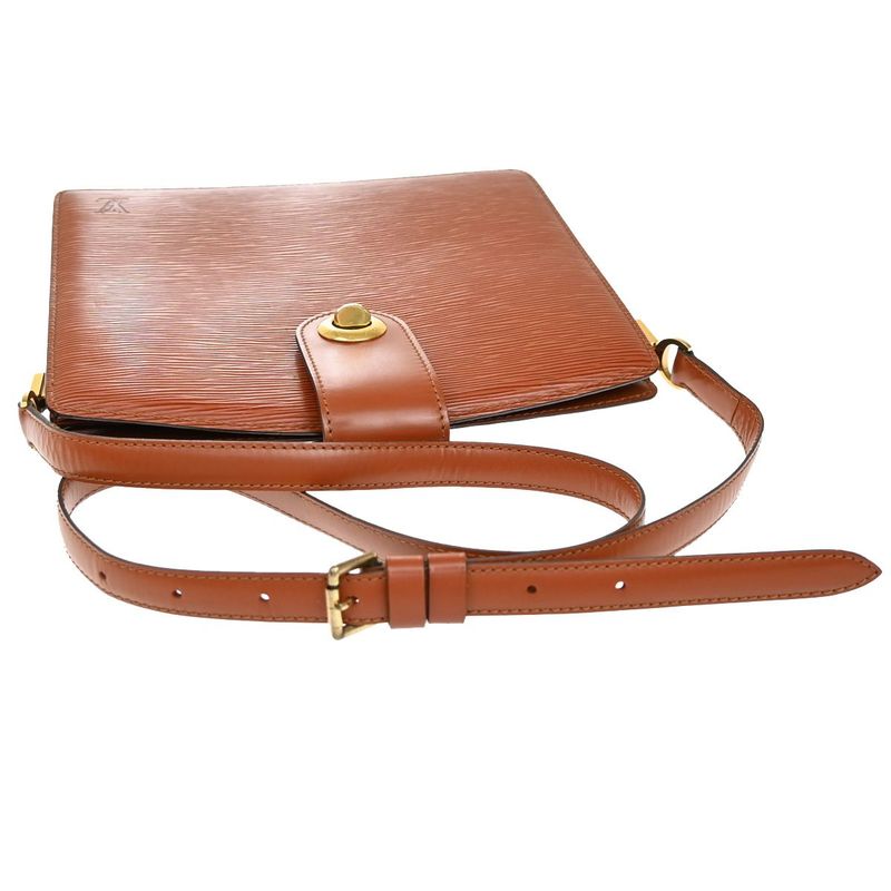 Louis Vuitton Capuchin Shoulder Bag Epi Kenya Brown 65ka782