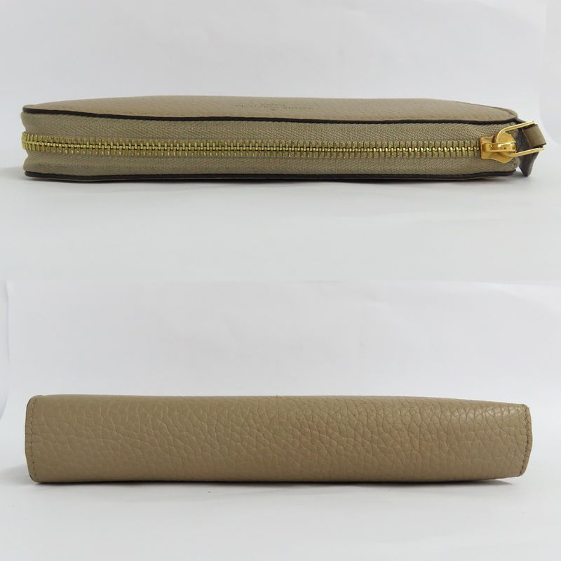 Louis Vuitton Portefeuille Comet M63104 Taurillon Leather Gale Beige